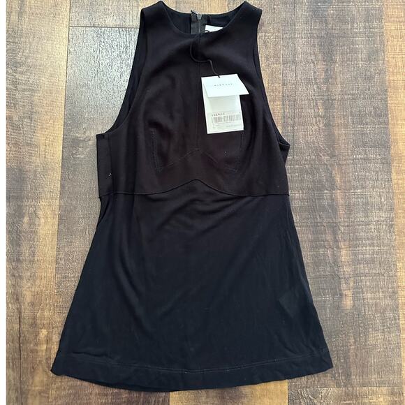 NWT Dion Lee Black Bonded Tank Top Size 2 - Picture 1 of 12